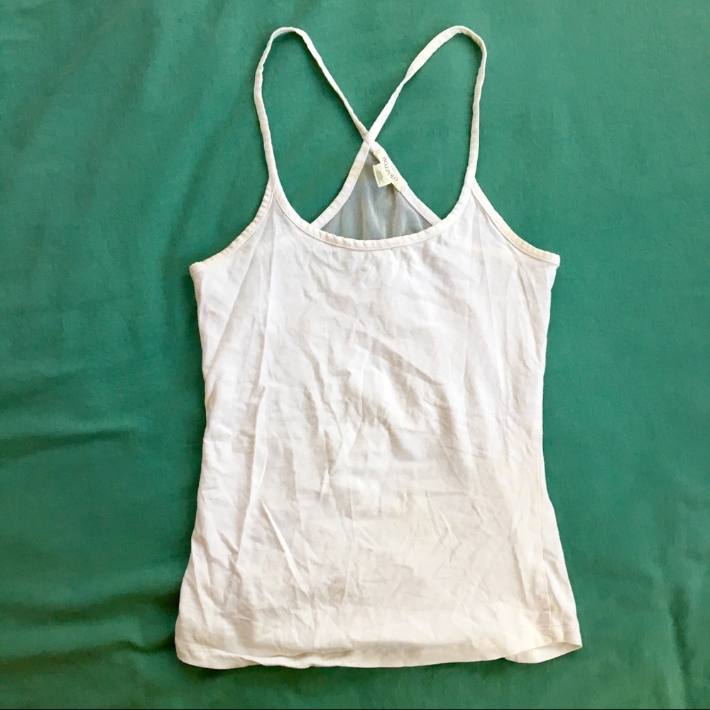 Bozzolo Sheer Back Tank Top